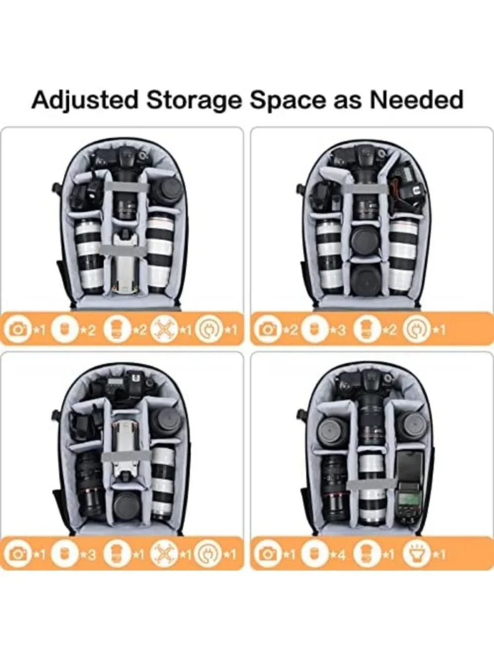 Stylish DSLR/Mirrorless Camera Backpack - Durable, Lightweight, Travel-Friendly